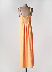 Robe longue orange VERO MODA pour femme seconde vue