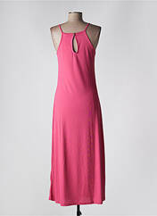 Robe longue rose ICHI pour femme seconde vue