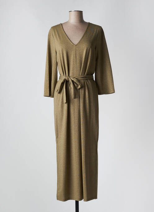 Robe longue beige VERO MODA pour femme