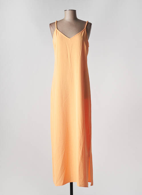 Robe longue orange VERO MODA pour femme