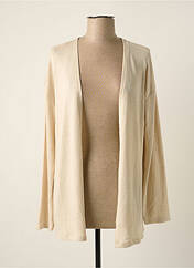 Gilet manches longues beige VERO MODA pour femme seconde vue