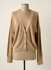 Gilet manches longues beige VERO MODA pour femme seconde vue