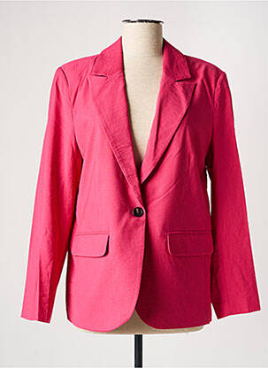 Blazer poches rose ICHI femme