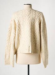 Gilet manches longues beige AWARE BY VERO MODA pour femme seconde vue