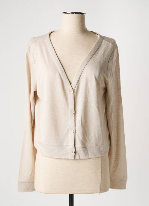 Gilet manches longues beige STREET ONE pour femme