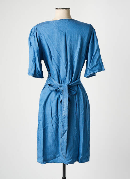 Robe courte manches courtes manches courtes bleu VERO MODA femme