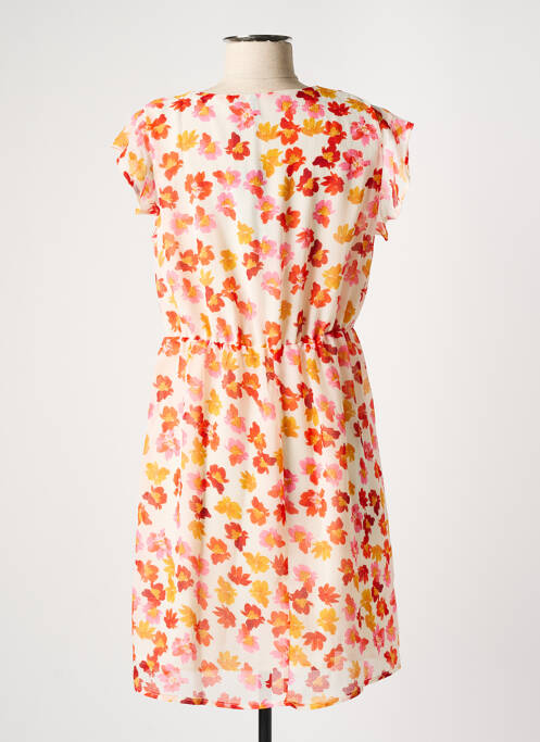 Robe courte orange VERO MODA pour femme