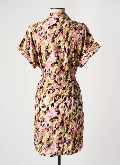 Robe mi-longue beige VERO MODA pour femme