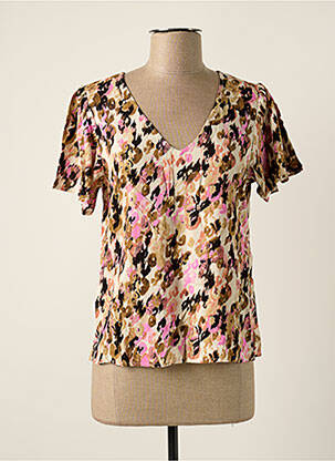 Blouse manches courtes manches courtes rose VERO MODA femme