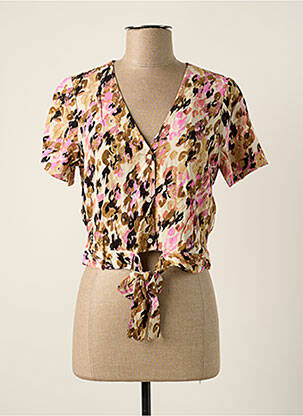 Chemisier manches courtes manches courtes rose VERO MODA femme