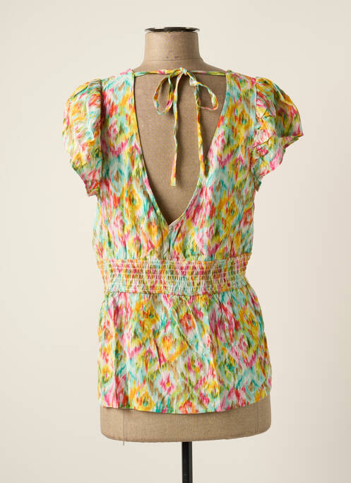 Blouse jaune ICHI pour femme