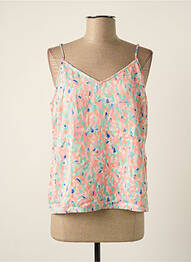 Blouse imprimé fantaisie fines bretelles rose VERO MODA femme