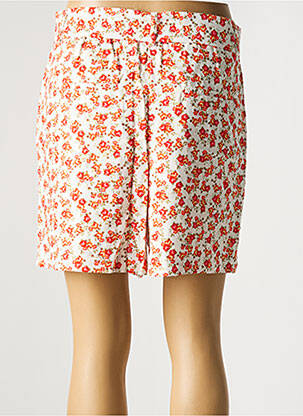 Short taille élastique taille haute orange VERO MODA femme