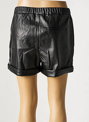 Short tissage simili-cuir taille normale noir VERO MODA femme