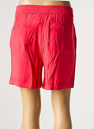 Bermuda taille élastique taille haute rose STREET ONE femme