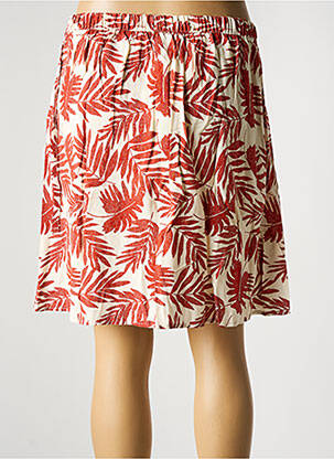 Jupe courte coupe évasée marron B.YOUNG femme