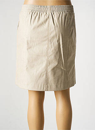 Jupe courte poches beige ICHI femme