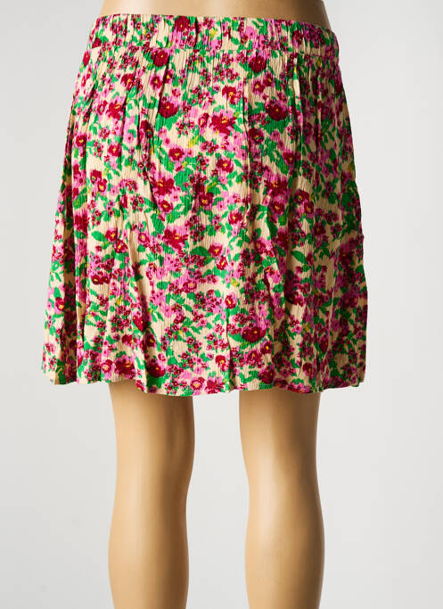 Jupe courte beige ICHI pour femme