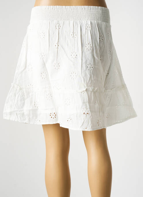 Jupe courte blanc VERO MODA pour femme