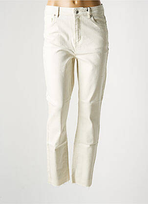 Pantalon slim poches beige VERO MODA femme