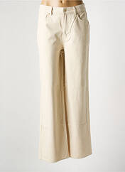 Pantalon flare beige VERO MODA pour femme seconde vue