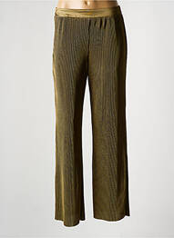 Pantalon large coupe fluide taille normale vert VERO MODA femme