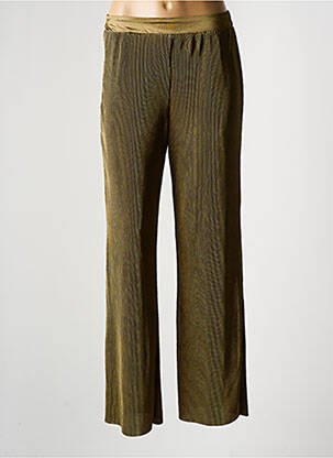 Pantalon large coupe fluide taille normale vert VERO MODA femme
