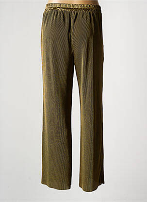 Pantalon large coupe fluide taille normale vert VERO MODA femme