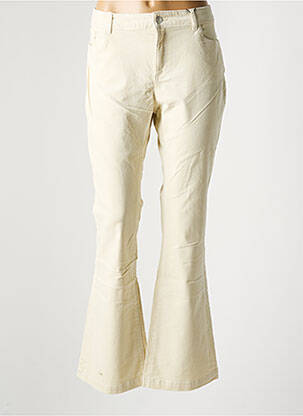 Pantalon flare stretch taille normale beige VERO MODA femme