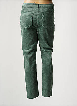Pantalon droit stretch taille normale vert VERO MODA femme
