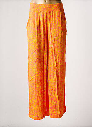 Pantalon large orange VERO MODA pour femme