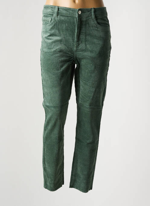 Pantalon droit vert VERO MODA pour femme