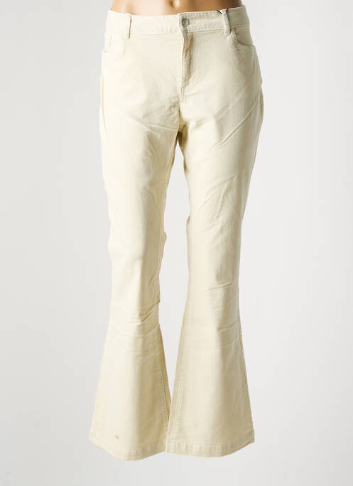 Pantalon flare beige VERO MODA pour femme