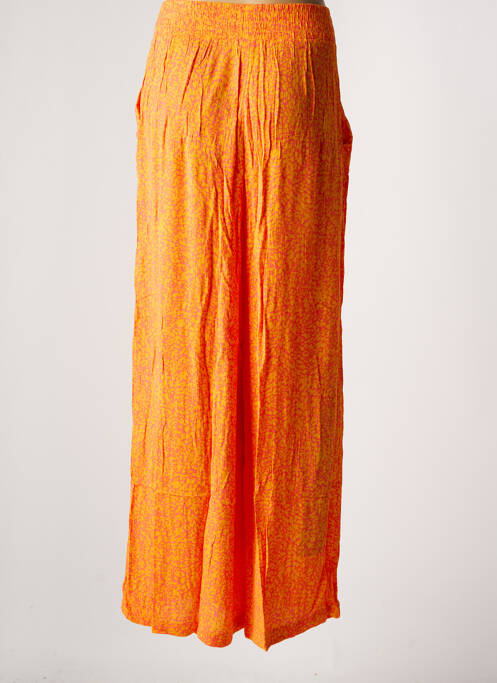 Pantalon large orange VERO MODA pour femme