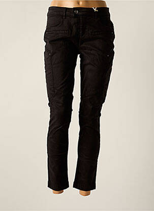 Pantalon 7/8 stretch taille normale noir STREET ONE femme