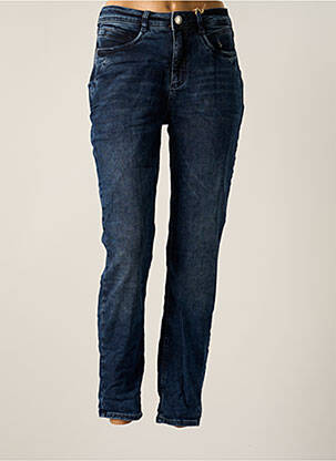 Jeans coupe droite stretch taille normale bleu STREET ONE femme