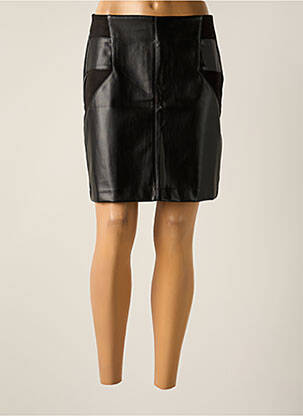 Jupe courte coupe droite noir STREET ONE femme