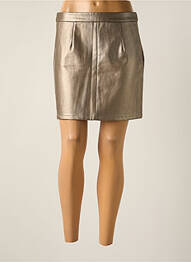 Jupe courte coupe droite marron VERO MODA femme