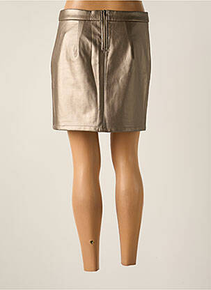 Jupe courte coupe droite marron VERO MODA femme
