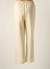 Pantalon droit beige VERO MODA pour femme seconde vue