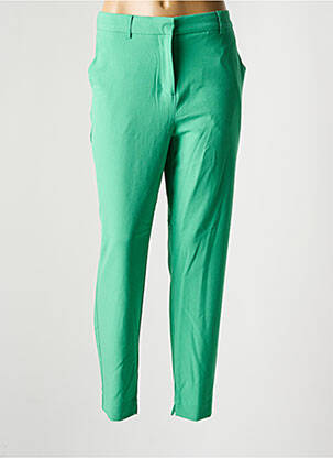 Pantalon droit taille normale taille normale vert B.YOUNG femme