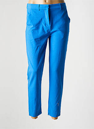 Pantalon droit taille normale taille normale bleu B.YOUNG femme