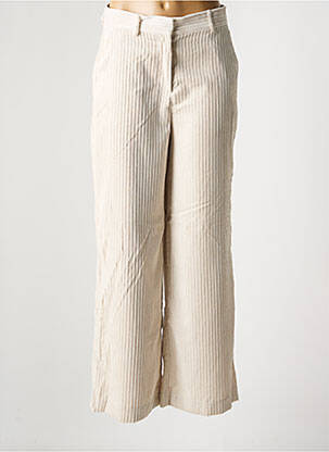 Pantalon large beige AWARE BY VERO MODA pour femme