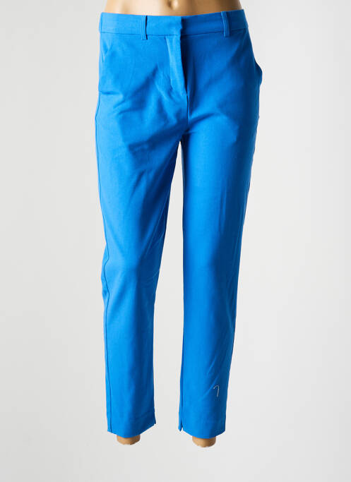 Pantalon droit bleu B.YOUNG pour femme