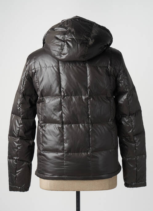 Doudoune manches longues a capuche vert GEOX homme