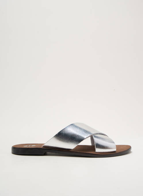 Mules/Sabots argent GIOSEPPO pour femme