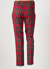 Pantalon droit rouge BURBERRY pour femme seconde vue