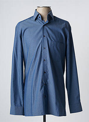 Chemise manches longues imprimé fantaisie bleu MARVELIS homme