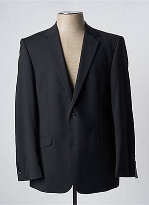 Blazer coupe cintrée noir LUIGI MORINI homme