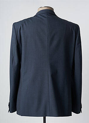 Blazer coupe cintrée bleu BRUNO SAINT HILAIRE homme